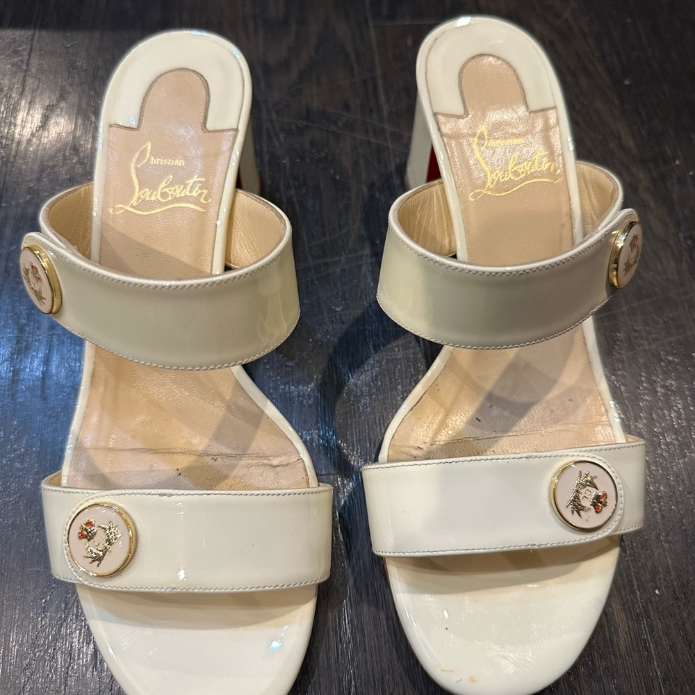 Christian Louboutin Beige Women's Sandals